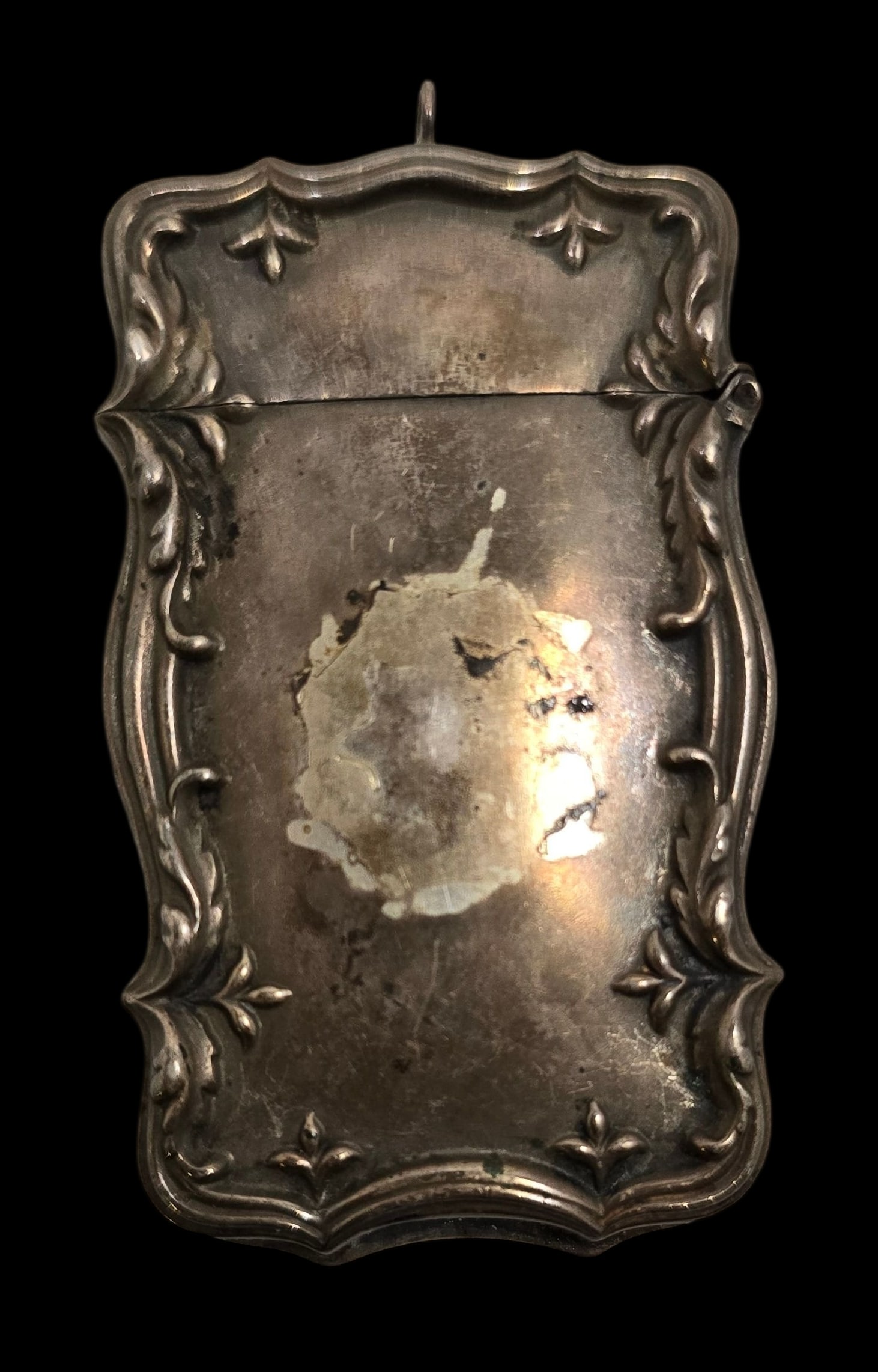 Ornate Antique Sterling Silver Match Case (1 of 7)