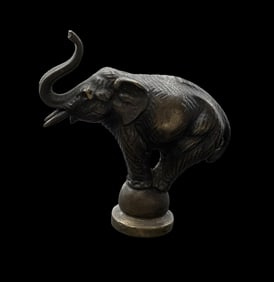 Vintage Desk Wax Seal /w Elephant Handle