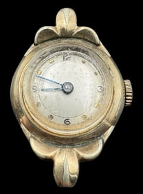 Vintage Gilt Silver Metal Ladies Watch