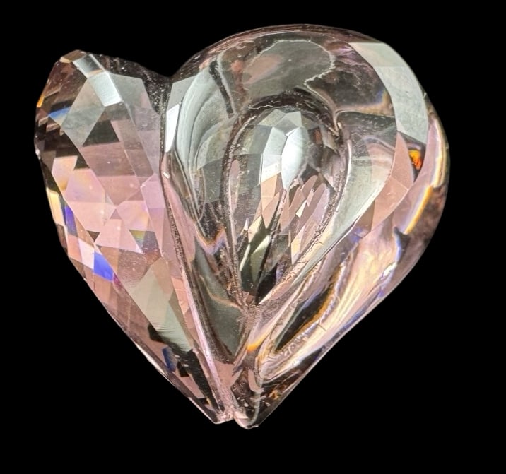 Unusual Vintage SWAROVSKI Sterling Silver & Pink Crystal Ring (1 of 7)