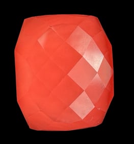 Rare Vintage SWAROVSKI Sterling Silver Red Crystal Ring