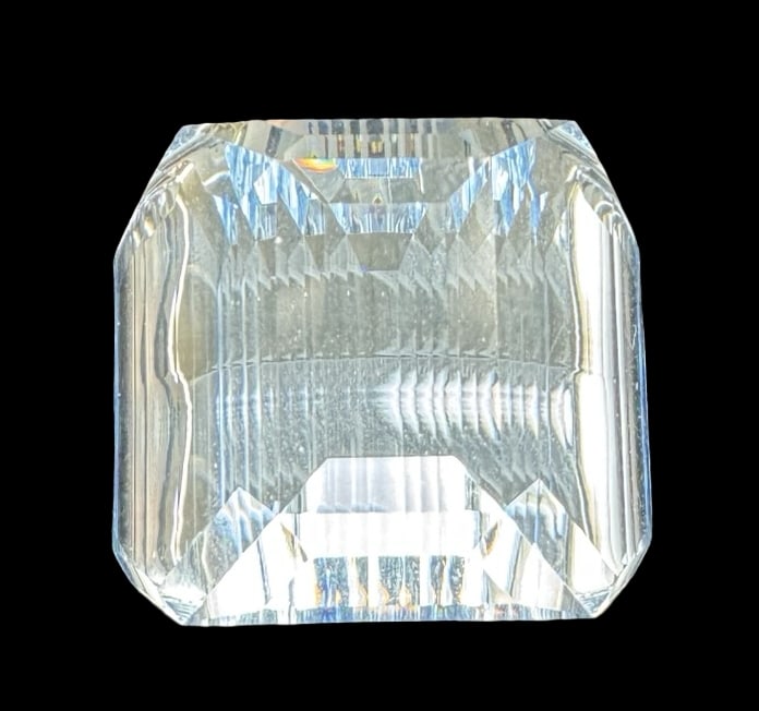 Rare Vintage SWAROVSKI Sterling Silver Blue Crystal Ring (1 of 5)