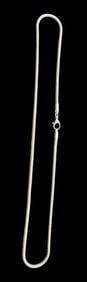 Vintage Sterling Silver Chain Necklace
