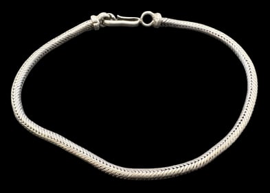 Vintage Sterling Silver Chain Bracelet