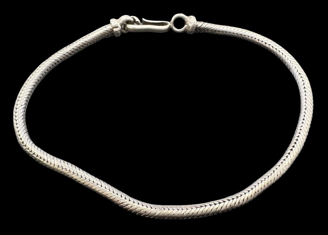 Vintage Sterling Silver Chain Bracelet (1 of 3)