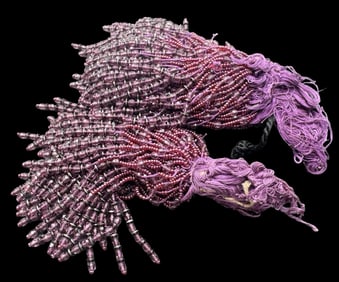 Jewelry Making Lot: Purple Beads
