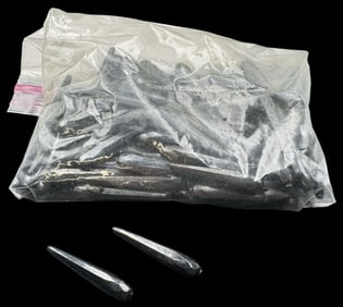 Jewelry Making Lot: Black Gemstone Beads