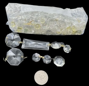 Jewelry Making Lot: Clear Beads