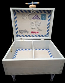 Whimsical Vintage 1988 H. RAMSAY Parvenue Letter / Trinket Box