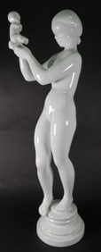 Antique Art Nouveau KAI NIELSEN (1882-1924) for Bing & Grondahl Porcelain Mother