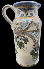 Vintage Portuguese Olaria de Amansil Algarve Leonor Ceramic Jug