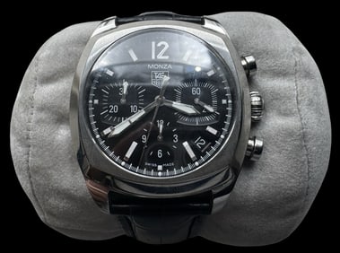 Vintage TAG HEUER Monza Chronograph Automatic Men's Watch CR2113-0