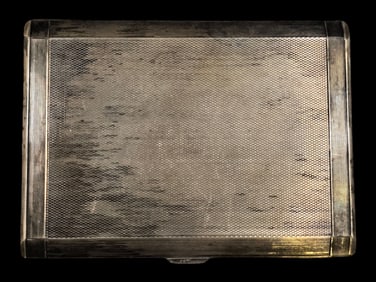 Vintage British Sterling Silver Cigarette Case