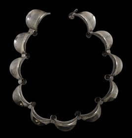 Mid-Century Modern STEFFEN ANDERSEN for GEORG JENSEN Denmark Sterling Silver Necklace