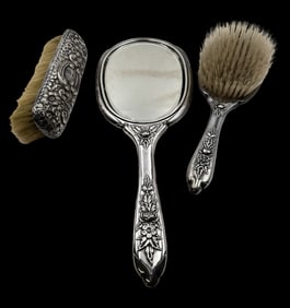Vintage S. KIRK & SON Sterling Silver Vanity Set
