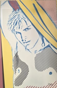 Vintage Pop-Art Signed Homoerotic Lithograph