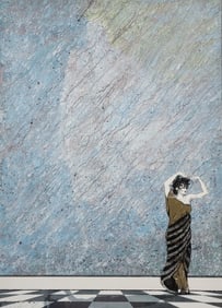 Vintage JAMES MORLOCK (- 1996) "Hidden Beauty" Artist Proof Lithograph - Signed