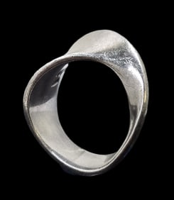 Mid-Century Modern GEORG JENSEN Denmark Sterling Silver Ring