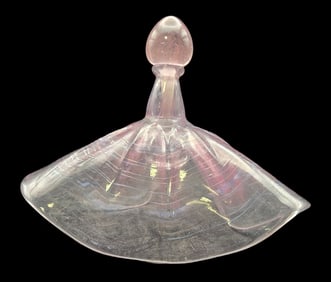 Rare Vintage CARIN VON DREHLE Art Glass Perfume Bottle