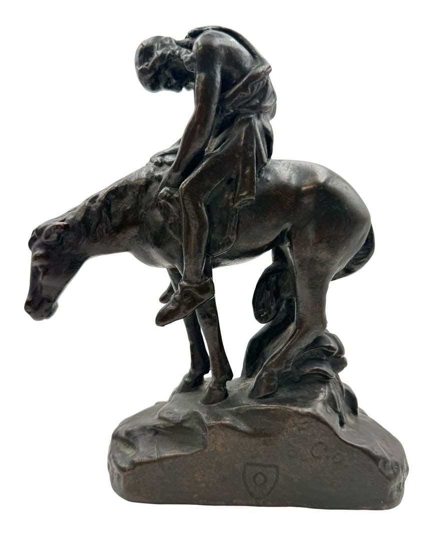 Vintage Bronze Sculpture Inspired by JAMES EARLE FRASER "The End of the Trail" (1 of 4)