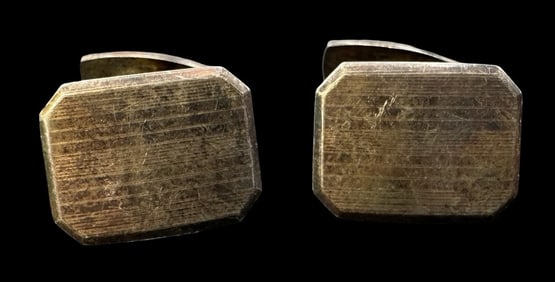 Vintage European 835 Silver Cufflinks