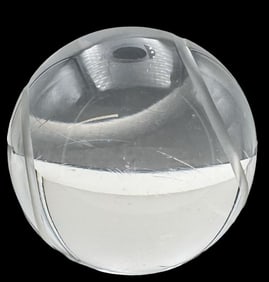 Vintage TIFFANY & CO. Crystal Baseball Paperweight