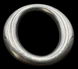 Vintage TIFFANY & CO Sterling Silver Elsa Peretti Sevilana Pendant Charm