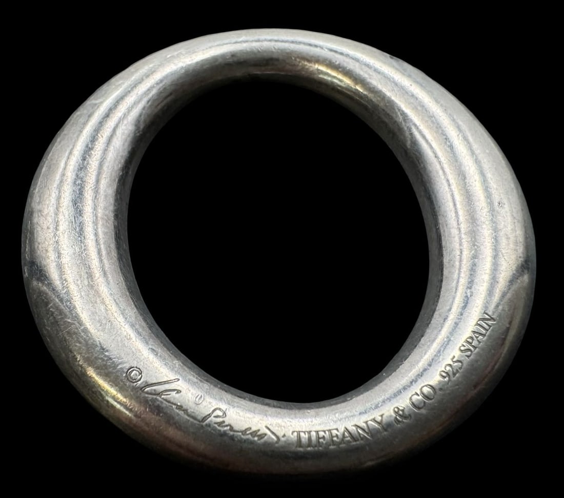 Vintage TIFFANY & CO Sterling Silver Elsa Peretti Sevilana Pendant Charm (1 of 2)