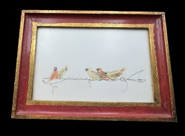 Vintage FRANK T. GEE "Beggars" Lithograph