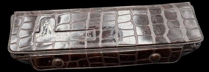 Vintage HOHNER Germany Echo Harmonica /w Orginal Case