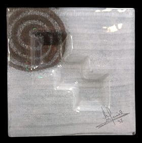 Vintage Art Glass Designer Ashtray or Trinket Bowl