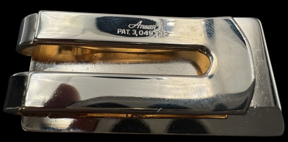 Cool Vintage ANSON Golf Themed Money Clip /w Orginal Box - Never Used