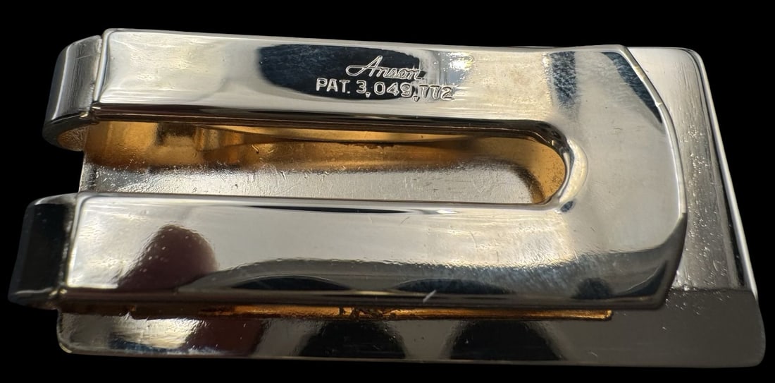 Cool Vintage ANSON Golf Themed Money Clip /w Orginal Box - Never Used (1 of 4)