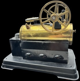 Rare Antique 1920s German Steam Engine Toy