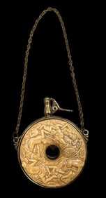 Vintage European Powder Flask