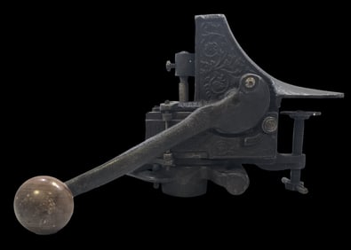 Antique ca. 1900 Cast Iron Bottle Corking Machine