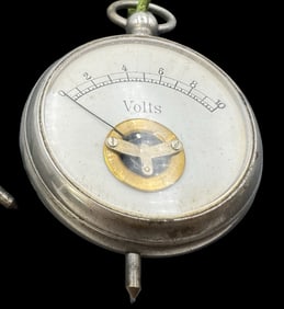 Antique 1920s Pocket Voltmeter
