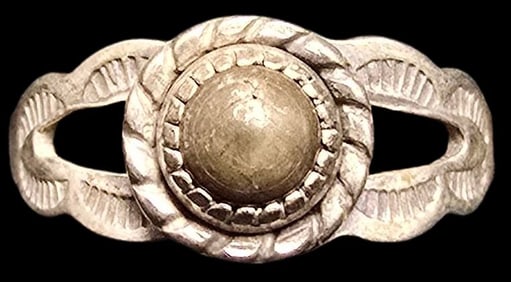 Vintage Mid-Century 1960s Native American BELL TRADING POST Sterling Silver & Gemstone Ring