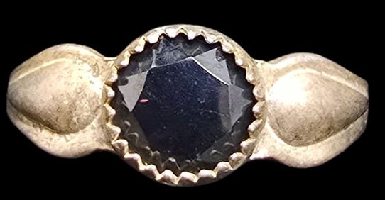 Vintage Mid-Century Southwestern PACIFIC JEWELRY COMPANY Sterling Silver & Gemstone Ring