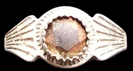 Vintage Mid-Century Southwestern PACIFIC JEWELRY COMPANY Sterling Silver & Gemstone Ring