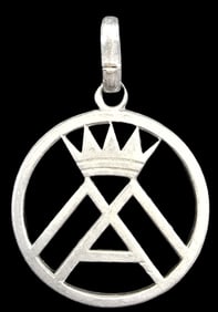 Vintage BURCH Switzerland 800 Silver Pendant Charm