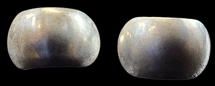 Pair of Vintage European 800 Silver Clip-On Earrings