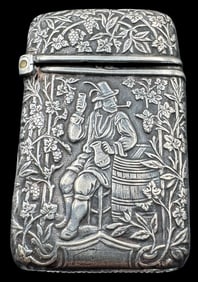 Ornate Antique 19th Century European Match Box