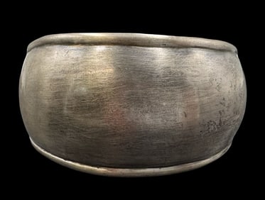 Stylish Vintage Sterling Silver Designer Cuff Bracelet