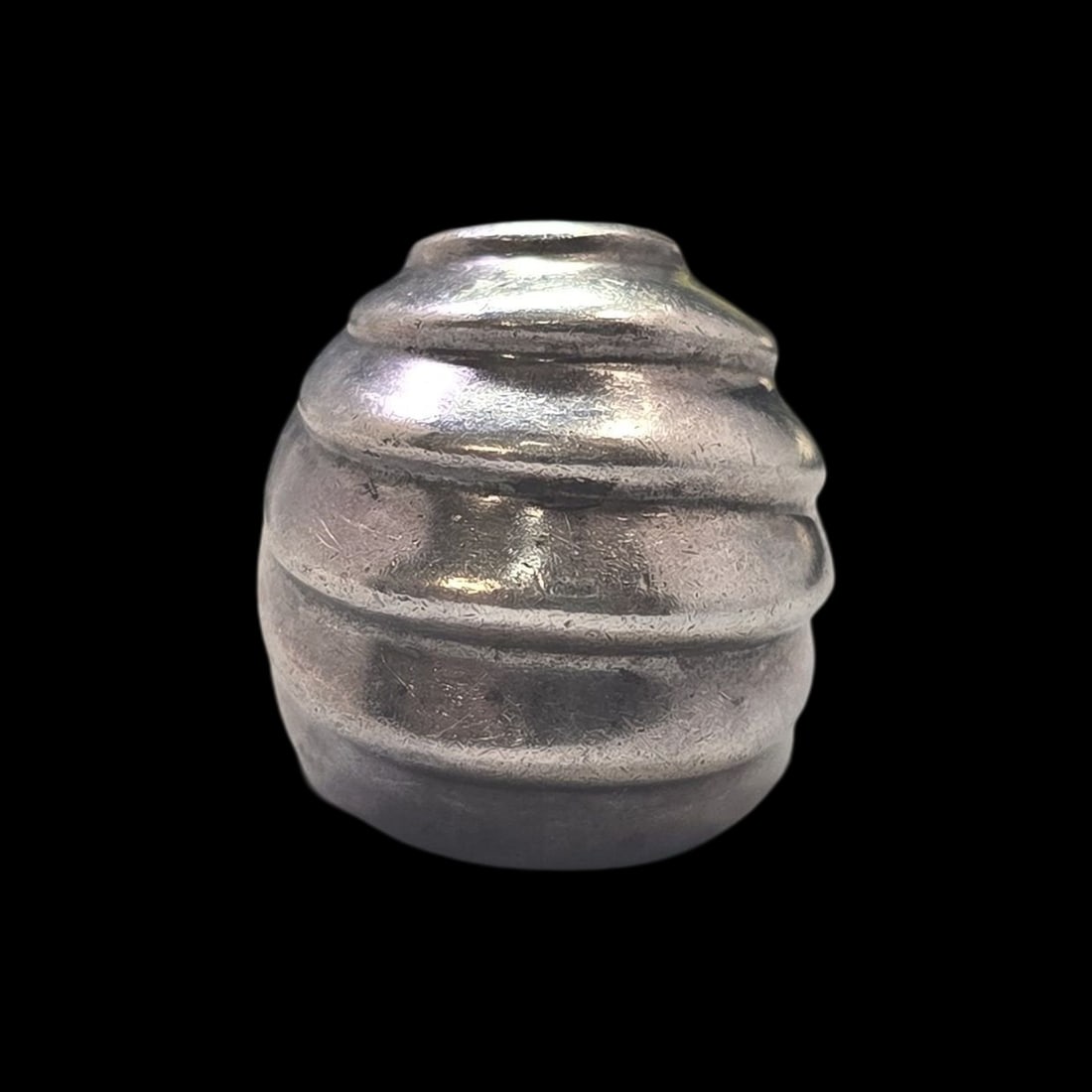 Massive Vintage Mid-Century Modern Sterling Silver Ring (1 of 8)