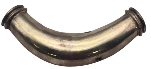 Large Vintage Sterling Silver Slider Pendant