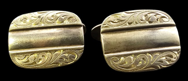 Vintage European 835 Silver Cufflinks