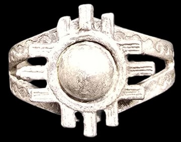 Vintage Mid-Century Southwestern Sterling Silver Ring