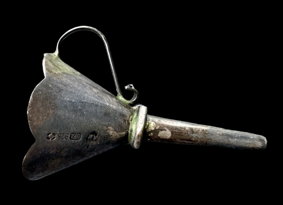 Vintage English Sterling Silver Miniature Perfume Funnel (1 of 5)