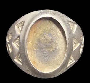 Vintage Mid-Century 1970s Native American BELL TRADING POST Sterling Silver Men's Ring